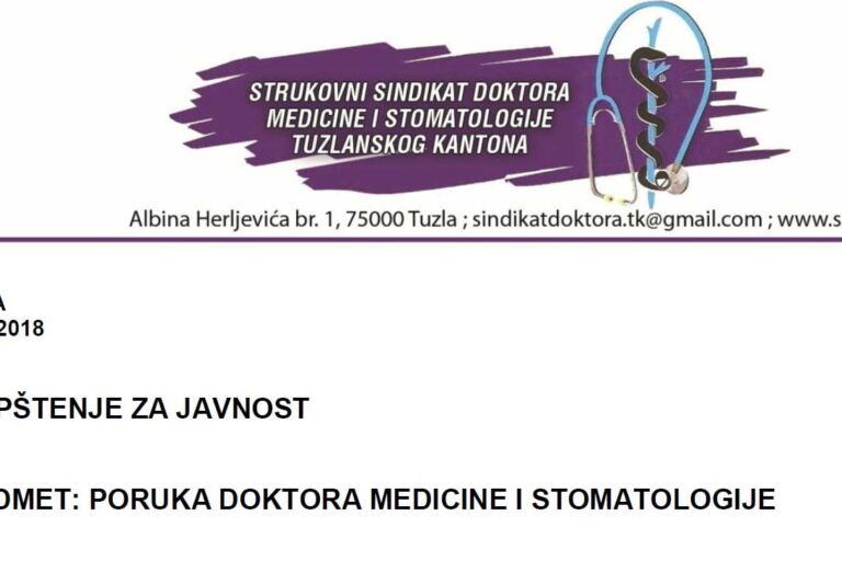 saopstenje